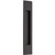 Emtek, Modern Rectangular, Flush Pull, 2" x 10", Flat Black