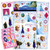 Stickers for Kids - 4 Sheets of Stickers Bundle Includes 3 Specialty Separately Licensed GWW Reward Stickers (Disney Frozen Elsa)