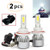 CK FORMULA (Pack of 2) H13/9008 LED Headlight Bulb (Low and High Beam) C6 Conversion Kit, 72W 8500LM 6500K Cool White
