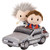 HMK itty bittys Back to The Future Marty McFly and Dr. Emmett Brown in The Time Machine Stuffed Animal