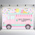 Mocsicka Ice Cream Party Backdrop Summer Ice Cream Birthday Party Photo Background 7x5ft Vinyl Sprinkles Ice Cream Truck Shop Backdrops Cake Table Decorations