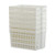 Neadas Plastic Durable Storage Baskets, 11.82" x 7.72" x 5.71", White, 6 Packs