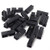 HONJIE 24Pcs IDC Box Header 16pin IDC Male Header 2.54mm/ 0.1 Inch Pitch Straight Box Header Connector Black Color DC2-16P
