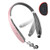 AMORNO Foldable Bluetooth Headphones Wireless Neckband Headset with Retractable Earbuds, Sports Sweatproof Noise Cancelling Stereo Earphones with Mic 