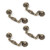 Karcy Pull Handles Cabinet Pull Handle Antique 76mm / 3" Mounting Hole Distance Bronze Pack of 4