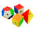 Magic Cube Puzzle Bundle, MoFangJiaoSshi 4pcs Speed Cube Stickerless Pyraminx Cube- Megaminx Cube-Square Magic Cube-Skewb Cube with Giftbox