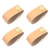 Tulead Yellow Leather Handles Cabinet Pulls Drawer Handle Pulls Dresser Hardware Pull Knobs Door Handles Pack of 4 with Mounting Screws
