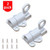Self-Closing Latch - Spring Door Lock - Door Latch - Security Automatic Window Gate Lock - Spring Load Bolt Latch (White)