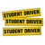 VaygWay Set of 2  Student Driver ' Bumper Magnet Safety Sign - Car Vehicle Reflective Sign Sticker Bumper for New Driver