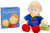 Big Brother Set for Little Boys and Toddlers, Super Big Brother Doll with Cape and I am a Big Brother Book by Carolyn Church Bundle with Gift Tag (Super Brother / Church / Gift Tag)