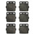 Road Passion Brake Pads Front and Rear for SUZUKI LT-Z 400 K/Z/L Quadsport 2003-2014