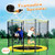 Trampoline Sprinkler for Kids Backyard Trampoline Water Park Sprinkler Outdoor Trampoline Sprinkler Water Games Fun Summer Yard Toys for Boys Girls (39.3ft)