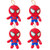 YME 6.7" Spider-Man Plush Figure Set of 4,The Amazing Spider-Man Plush Doll for Kids Gift,Spiderman Soft Plush Doll Toy