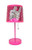 Urban Shop Sequin Shade Table Lamp, Pink/Silver