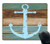 Smooffly Gaming Mouse Pad Custom,Vintage Nautical Anchor Rustic Wood Mouse Pad Non-slip Thick Rubber Large Mousepad