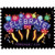 Neon Celebrate USPS Forever Stamps, Sheet of 20