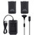 TFSeven 2Pcs Rechargeable Ni-MH Xbox 360 Controller Replacement Battery Pack + AC Adapter Wall Travel Power Supply Kit Compatible for Xbox 360 Controller