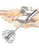 Stainless Steel Egg Whisk, Hand Push Newness Whisk Blender, Semi Automatic Rotary Egg Beater, Milk Frother, Hand Push Mixer Stirrer Kitchen Utensil for Whisking, Mixing, Blending, Stirring