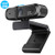 Webcam with Microphone(30fps),ELLASSAY Full HD 1080P Plug & Play Webcam,with Built-in Dual Microphone, 90°Wide-Angle View, Auto Focus for Online Class Computer Widescreen Video Calling and Recording