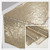 Zdada Light Gold 12"x108" Sequin Tablerunners,Bridal Luncheon Table Runner