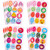 Chuangdi 192 Pieces Easter Sticker Decoration Egg Bunny Stickers with 48 Patterns Easter Clings for Easter Party Ornaments