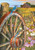 Briarwood Lane Field of Dreams Spring Garden Flag Wagon Wheel Bluebird Floral 12.5" x 18"