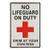 WEIMEILD Outdoor Yard Pool Sign - No Lifeguard On Duty Swim at Your Own Risk Sign (M0083)