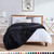 Walensee Fleece Blanket Plush Throw Fuzzy Lightweight (Throw Size 50x60 Black) Super Soft Microfiber Flannel Blankets for Couch, Bed, Sofa Ultra Luxurious Warm and Cozy for All Seasons
