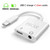 USB-C Type Headphone Jack Adapter, Type C dongle Combo to 3.5mm Audio Charging Jack for Auxiliary Audio Charging for Google Pixel 3 / 3XL / 2 / 2XL / 3XL USB Type C Adapter, Fast Charging, White