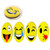 Sohapy 2''x2'' Magnetic Emoji Smiley Circular Whiteboard Dry Eraser, for Kids, School, Teachers, Students, Home, Classroom,Office - Pack of 12