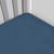 Magnolia Organics Fitted Interlock Crib Sheet - Porta, Deep Blue