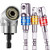 Impact Grade Socket Wrench Adapter Extension Set,105°Right Angle Drill Attachment Bit Extension 1/4-inch Hex Drive Drill Bit Power Socket Screwdriver Set Holder Adaptor+3Pcs Hex Socket Adapter Bit