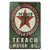 PEI's Retro Texaco Motor Oil Tin Metal Sign for Home Garage Bar Decor, 8"x12"