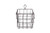 Creative Co-op DA7342-1 Hanging or Sitting Metal Wire Basket