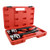 ABN Coil Spring Compression Tools - 2pc Durable Coil Spring Clamps Strut Spring Compressor Tool Set with Safety Guard