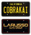 Celebrity Machines Cobrai Kai + LARUSSO Auto Group | Metal Stamped License Plates