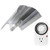 iPower 19 Inch Basic Gull Wing Reflector and 24 Hour Plug-in Mechanical Timer Combo Set for Indoor Gardening, White