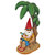 Garden Gnome Statue - Beach Comber Gnome Dude - Outdoor Garden Gnomes - Funny Lawn Gnome Statues