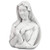 Design Toscano Blessed Virgin Mary Bust Statue, 8.5 Inch, White