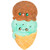 Squishable / Comfort Food Waffle Cone 15" Plush