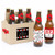 Las Vegas - Casino Party Decorations for Women and Men - 6 Beer Bottle Label Stickers and 1 Carrier