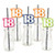 18th Birthday - Cheerful Happy Birthday - Paper Straw Decor - Colorful Eighteenth Birthday Party Striped Decorative Straws - Set of 24 18th Birthday - Cheerful Happy Birthday - Paper Straw Decor - Colorful Eighteenth Birthday Party Striped Decorative Straws - Set of 24