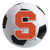 FANMATS NCAA Syracuse University Orange Nylon Face Soccer Ball Rug