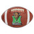 FANMATS NCAA Marshall University Thundering Herd Nylon Face Football Rug