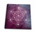 3dRose db_254901_1 Sacred Star Geometry on a Purple and Blue Teal Background Drawing Book, 8" x 8"