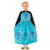 Little Adventures Ice Queen Coronation Dress Up Costume for Girls (Large 5-7) Blue