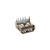 Fielect USB-A PCB Connector Female Jack 4 Pin 90 Degree Straight Angle Without Back Cover 15Pcs