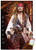 Trends International Carribbean4-Johnny Poster Mount Disney Pirates of The Caribbean: On Stranger Tides - Johnny Depp, 22.375" x 34", Premium Poster & Mount Bundle