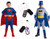 DC Comics Child's Superman/Batman Costume Bundle, Medium