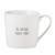 Creative Brands Sips Bone China Cafe Mug/Coffee Cup, 14-Ounce, Original Energy